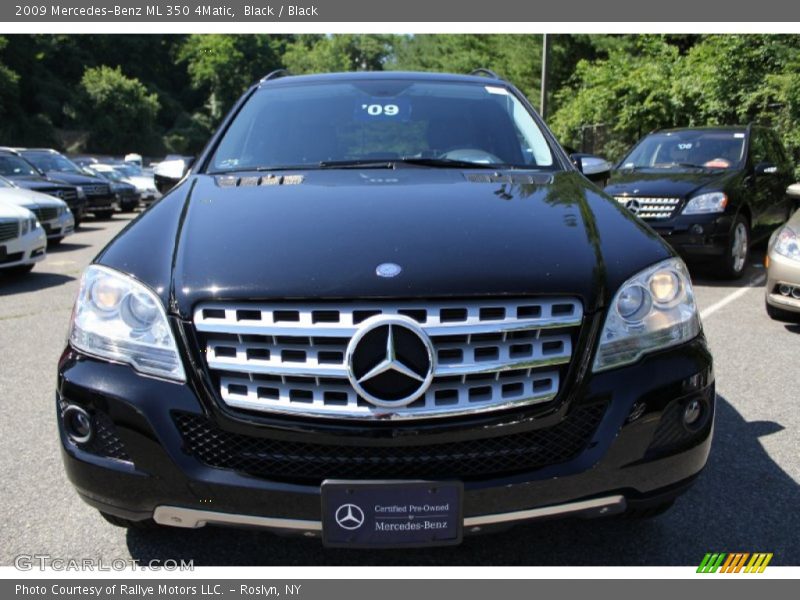 Black / Black 2009 Mercedes-Benz ML 350 4Matic