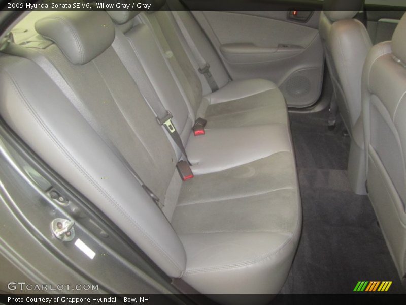 Willow Gray / Gray 2009 Hyundai Sonata SE V6