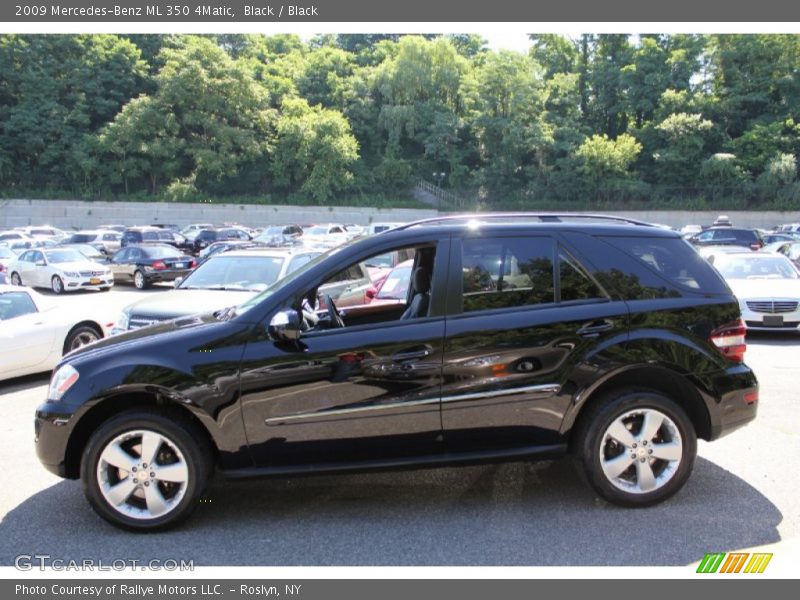 Black / Black 2009 Mercedes-Benz ML 350 4Matic