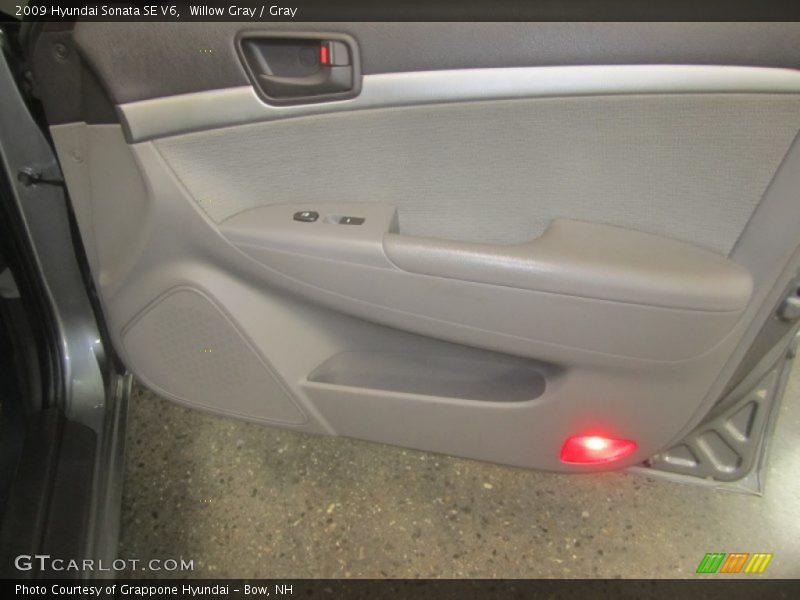 Willow Gray / Gray 2009 Hyundai Sonata SE V6