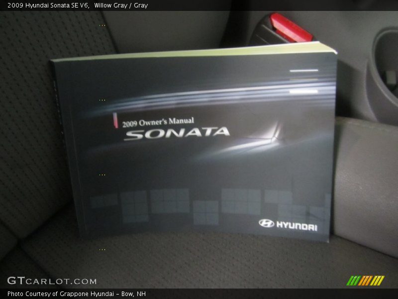 Willow Gray / Gray 2009 Hyundai Sonata SE V6