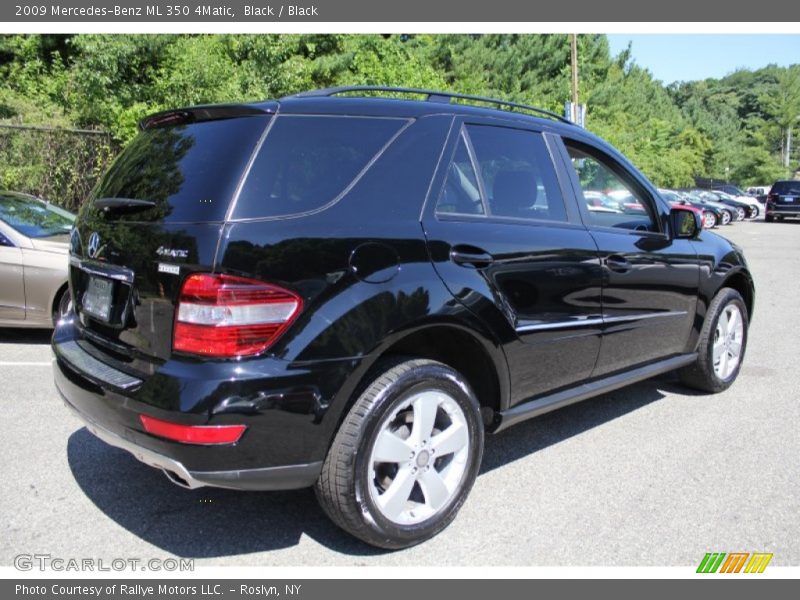 Black / Black 2009 Mercedes-Benz ML 350 4Matic