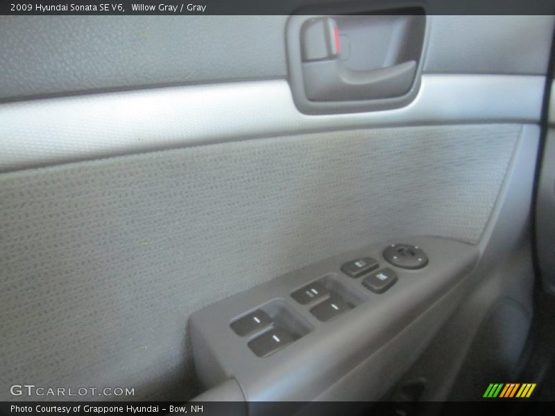 Willow Gray / Gray 2009 Hyundai Sonata SE V6