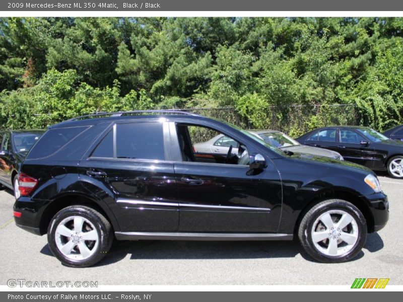 Black / Black 2009 Mercedes-Benz ML 350 4Matic