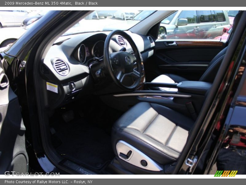 Black / Black 2009 Mercedes-Benz ML 350 4Matic