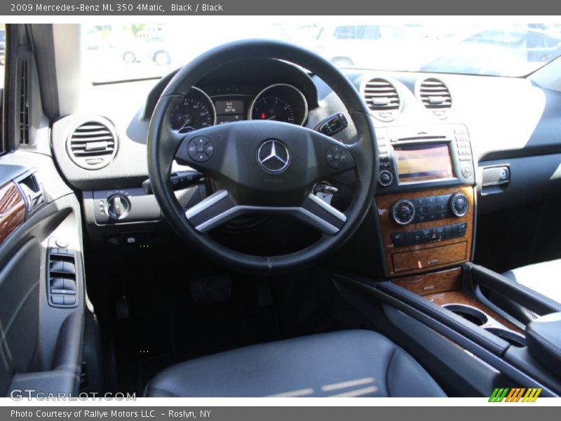 Black / Black 2009 Mercedes-Benz ML 350 4Matic