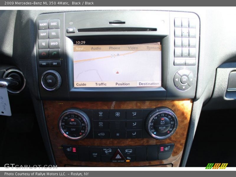 Black / Black 2009 Mercedes-Benz ML 350 4Matic