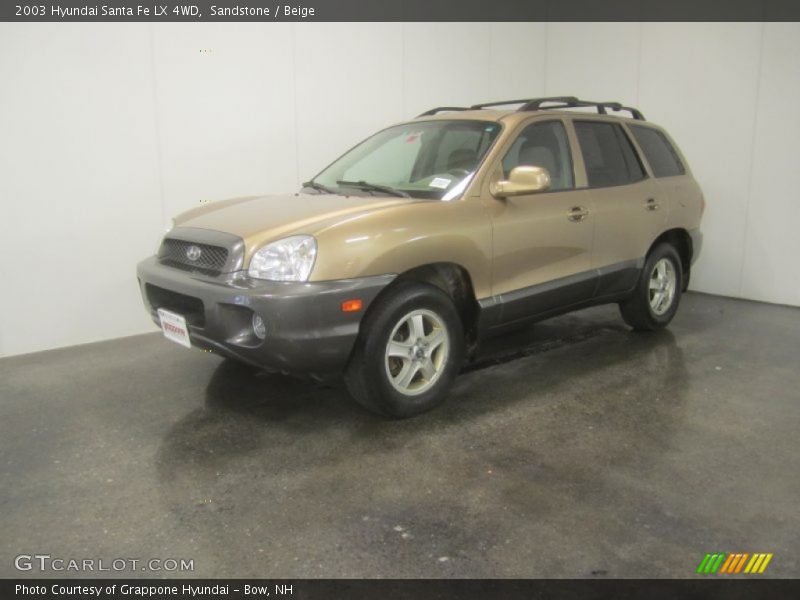 Sandstone / Beige 2003 Hyundai Santa Fe LX 4WD