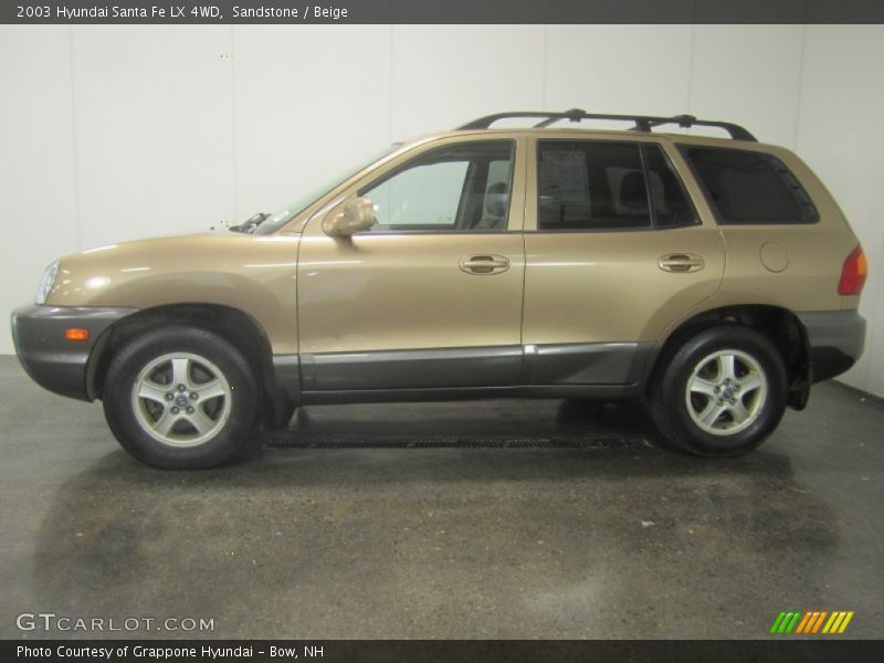 Sandstone / Beige 2003 Hyundai Santa Fe LX 4WD
