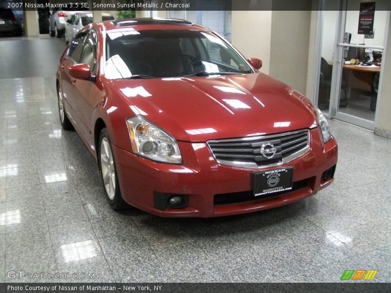 Sonoma Sunset Metallic / Charcoal 2007 Nissan Maxima 3.5 SE