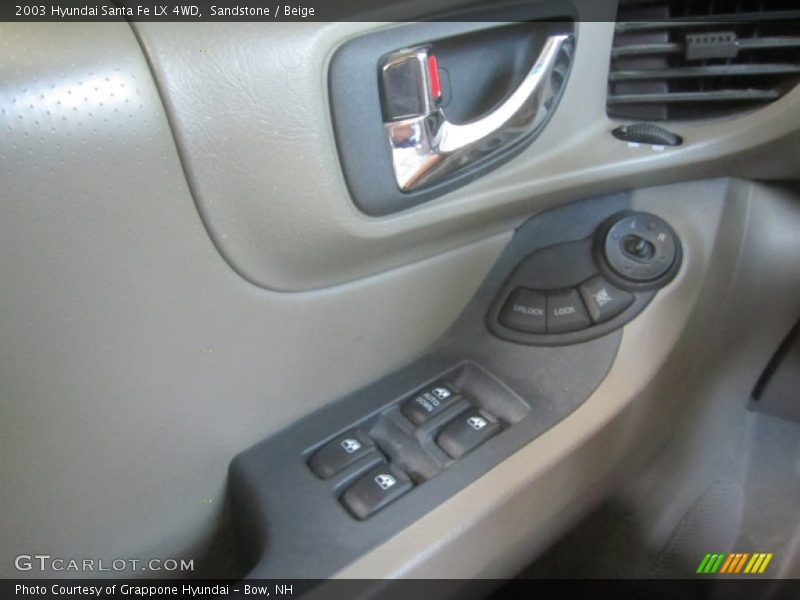 Sandstone / Beige 2003 Hyundai Santa Fe LX 4WD
