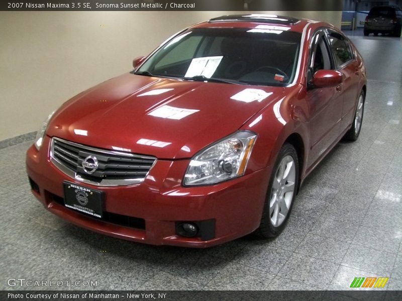Sonoma Sunset Metallic / Charcoal 2007 Nissan Maxima 3.5 SE