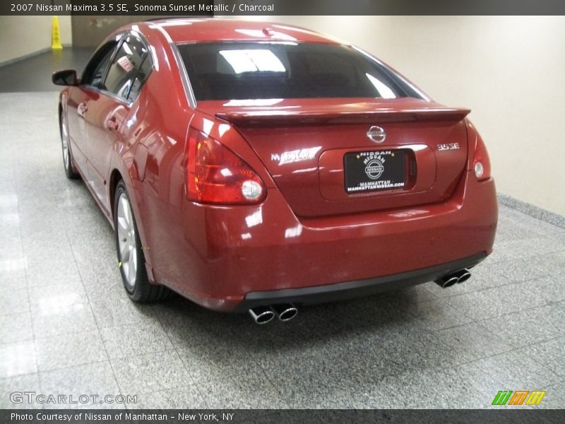 Sonoma Sunset Metallic / Charcoal 2007 Nissan Maxima 3.5 SE