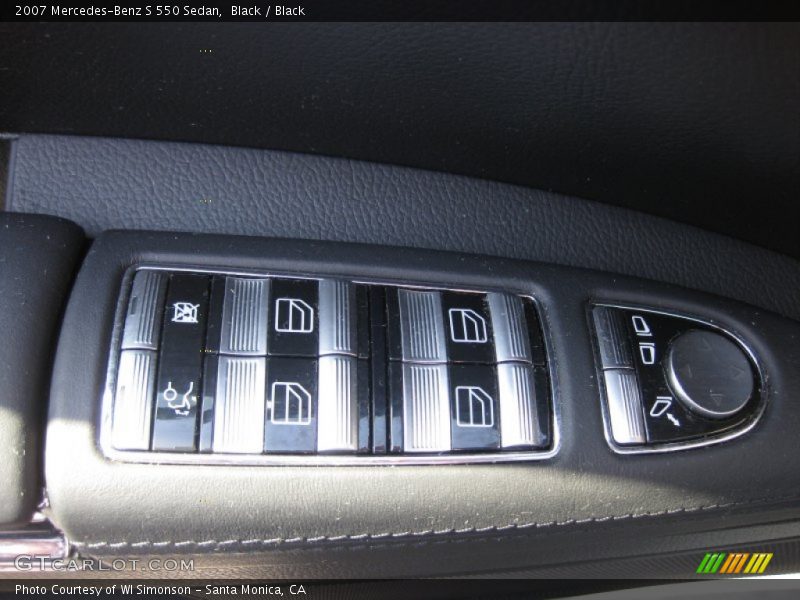 Black / Black 2007 Mercedes-Benz S 550 Sedan