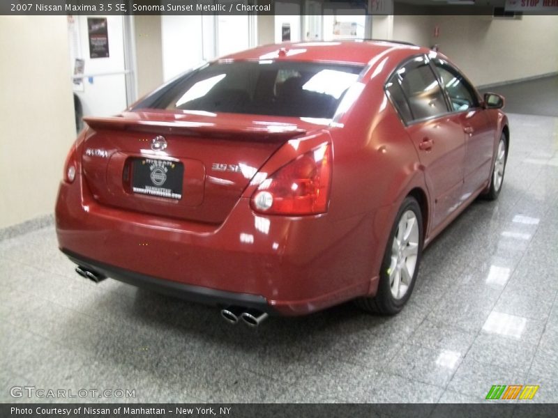 Sonoma Sunset Metallic / Charcoal 2007 Nissan Maxima 3.5 SE