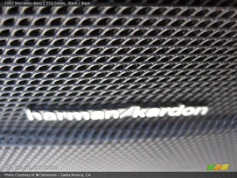 Black / Black 2007 Mercedes-Benz S 550 Sedan