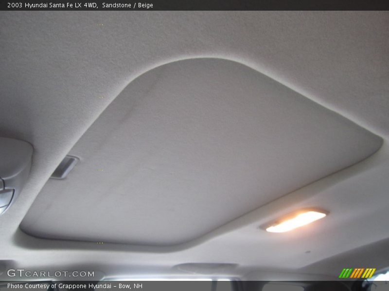 Sandstone / Beige 2003 Hyundai Santa Fe LX 4WD