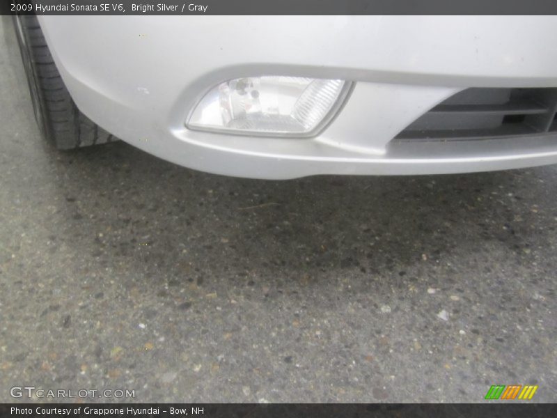 Bright Silver / Gray 2009 Hyundai Sonata SE V6