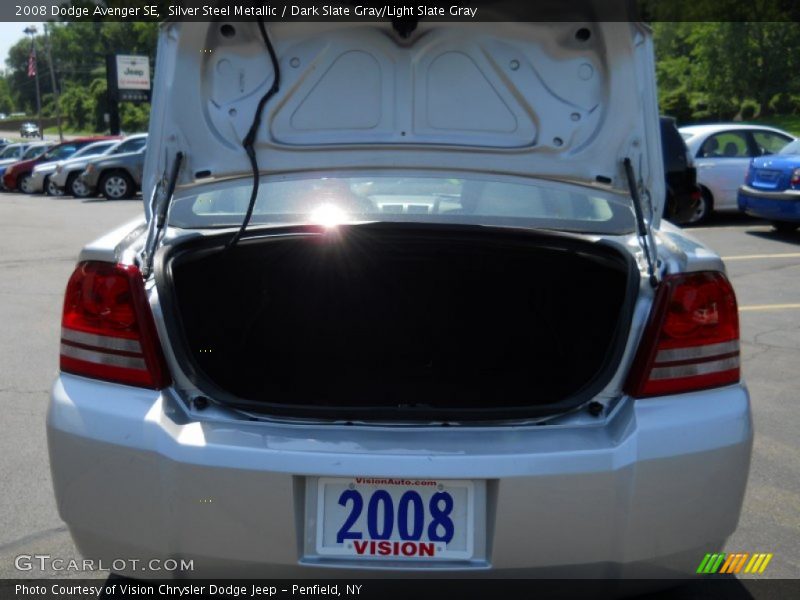 Silver Steel Metallic / Dark Slate Gray/Light Slate Gray 2008 Dodge Avenger SE