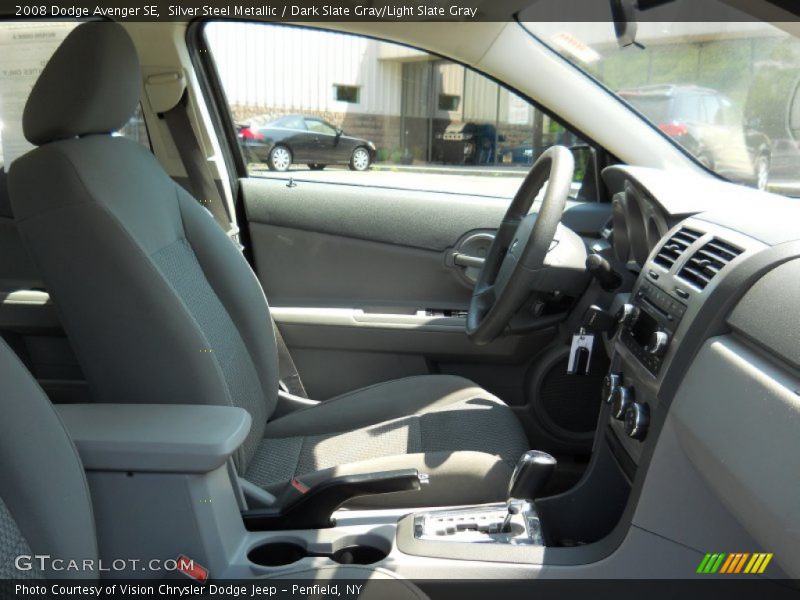 Silver Steel Metallic / Dark Slate Gray/Light Slate Gray 2008 Dodge Avenger SE
