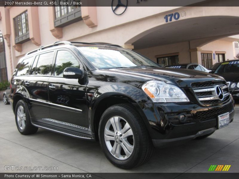 Black / Black 2007 Mercedes-Benz GL 450