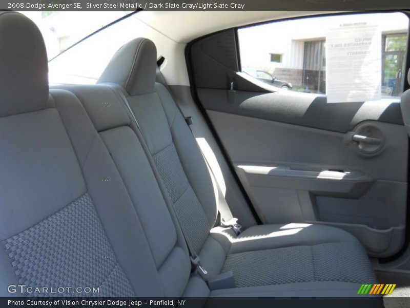 Silver Steel Metallic / Dark Slate Gray/Light Slate Gray 2008 Dodge Avenger SE