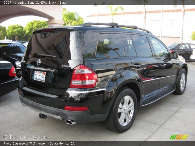 Black / Black 2007 Mercedes-Benz GL 450