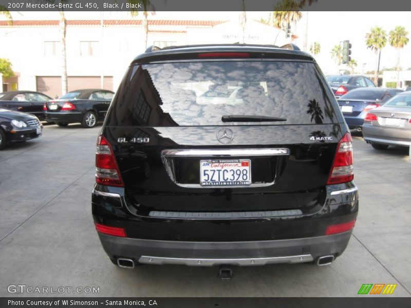 Black / Black 2007 Mercedes-Benz GL 450