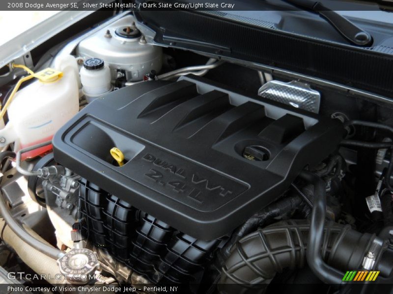 Silver Steel Metallic / Dark Slate Gray/Light Slate Gray 2008 Dodge Avenger SE