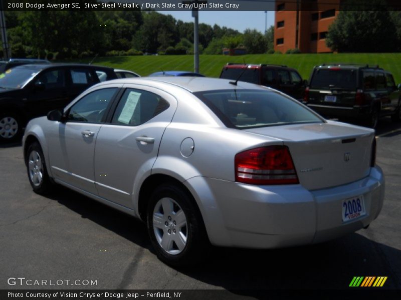 Silver Steel Metallic / Dark Slate Gray/Light Slate Gray 2008 Dodge Avenger SE
