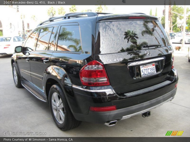 Black / Black 2007 Mercedes-Benz GL 450