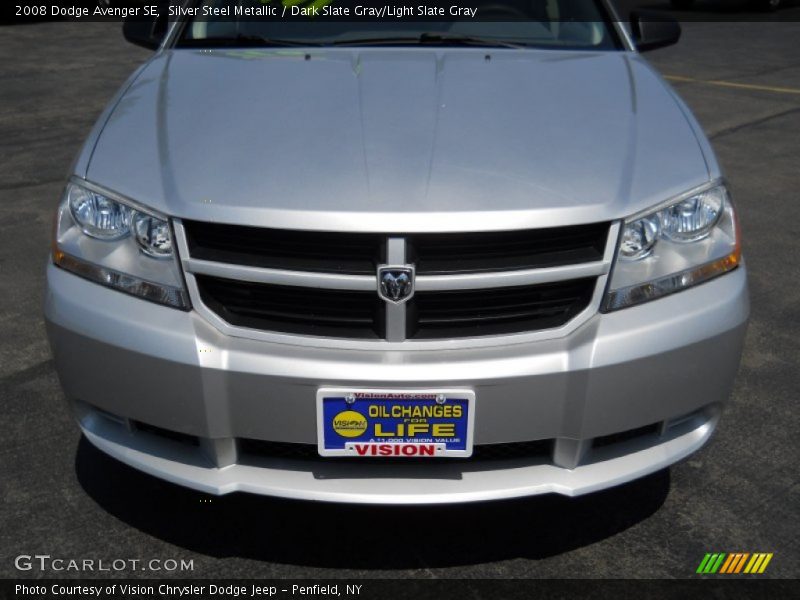 Silver Steel Metallic / Dark Slate Gray/Light Slate Gray 2008 Dodge Avenger SE