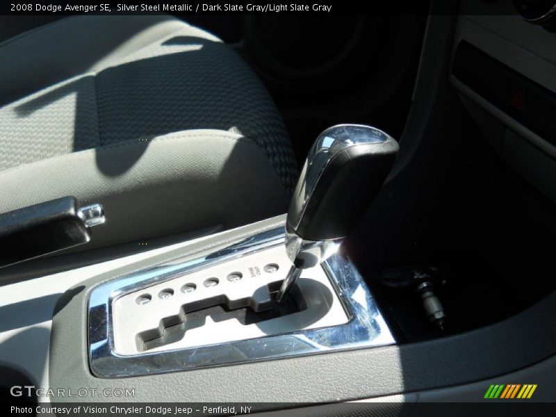 Silver Steel Metallic / Dark Slate Gray/Light Slate Gray 2008 Dodge Avenger SE
