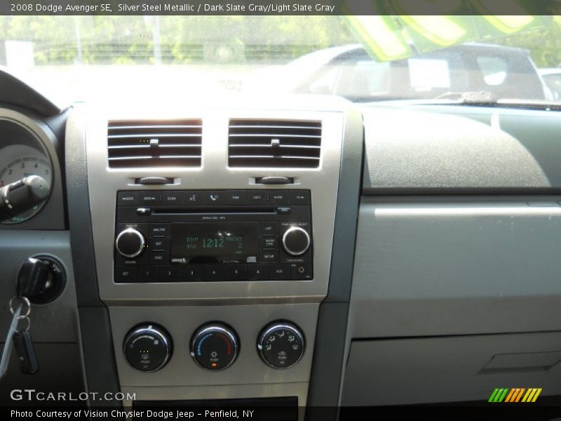 Silver Steel Metallic / Dark Slate Gray/Light Slate Gray 2008 Dodge Avenger SE