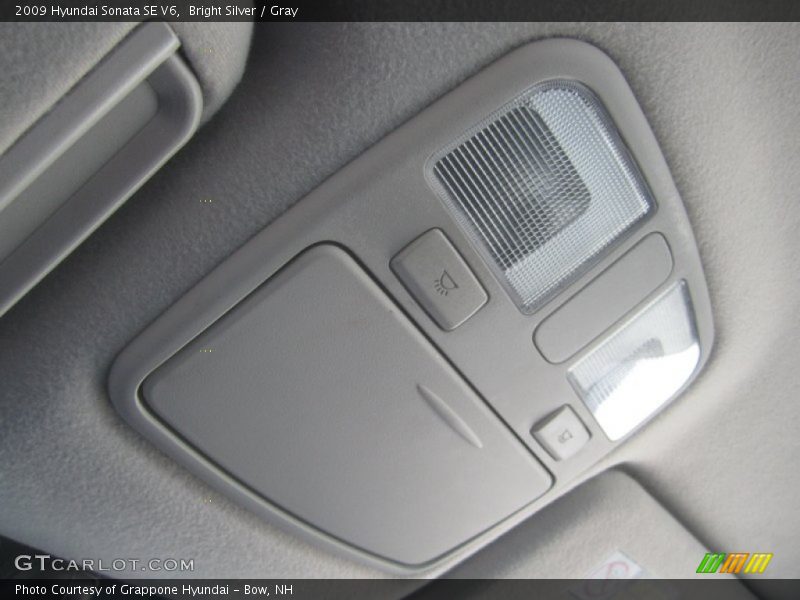 Bright Silver / Gray 2009 Hyundai Sonata SE V6