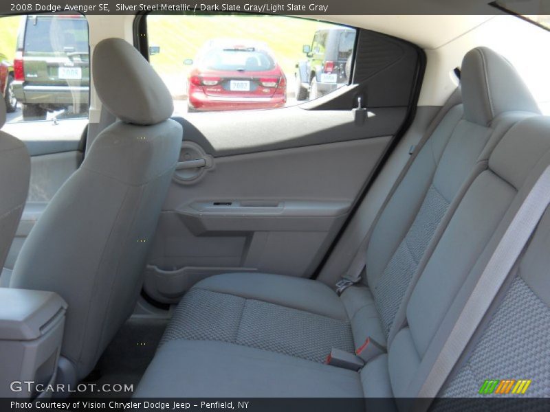 Silver Steel Metallic / Dark Slate Gray/Light Slate Gray 2008 Dodge Avenger SE