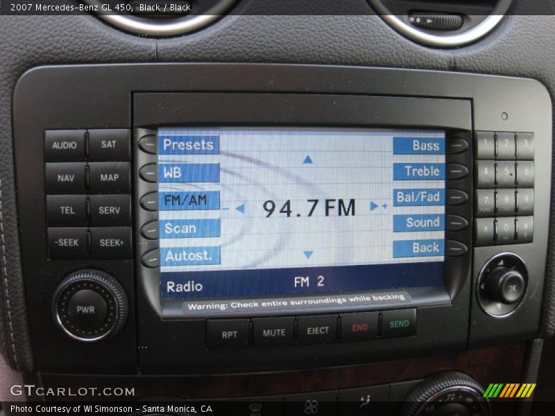 Black / Black 2007 Mercedes-Benz GL 450