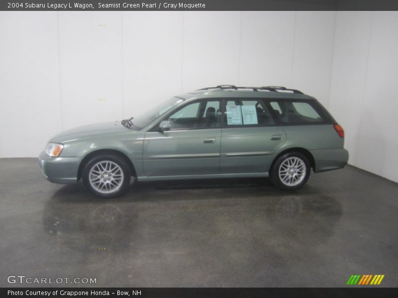 Seamist Green Pearl / Gray Moquette 2004 Subaru Legacy L Wagon