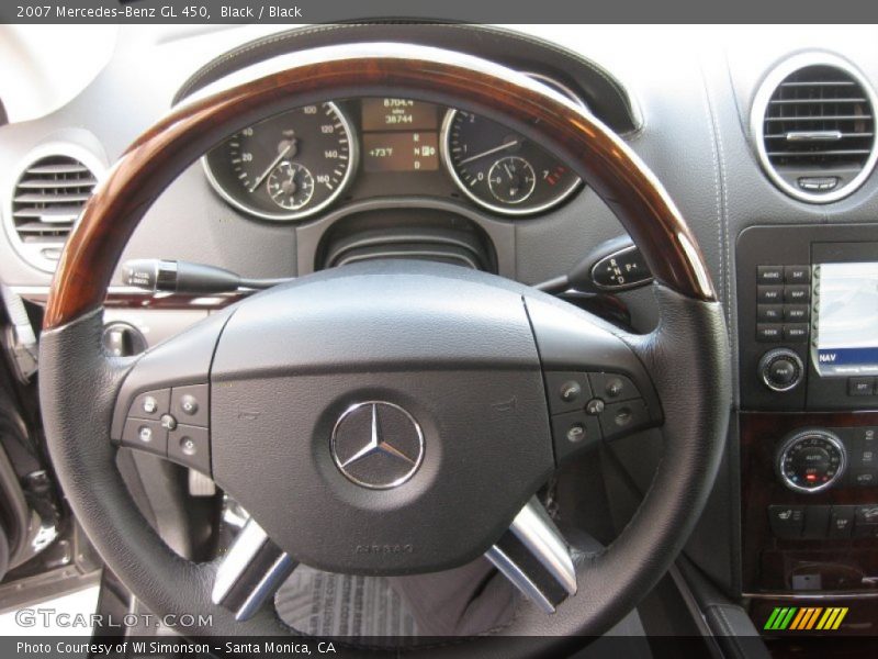 Black / Black 2007 Mercedes-Benz GL 450