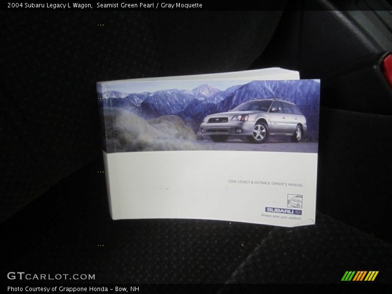 Seamist Green Pearl / Gray Moquette 2004 Subaru Legacy L Wagon