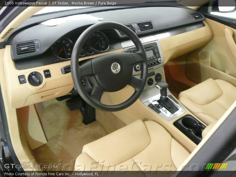 Mocha Brown / Pure Beige 2006 Volkswagen Passat 2.0T Sedan