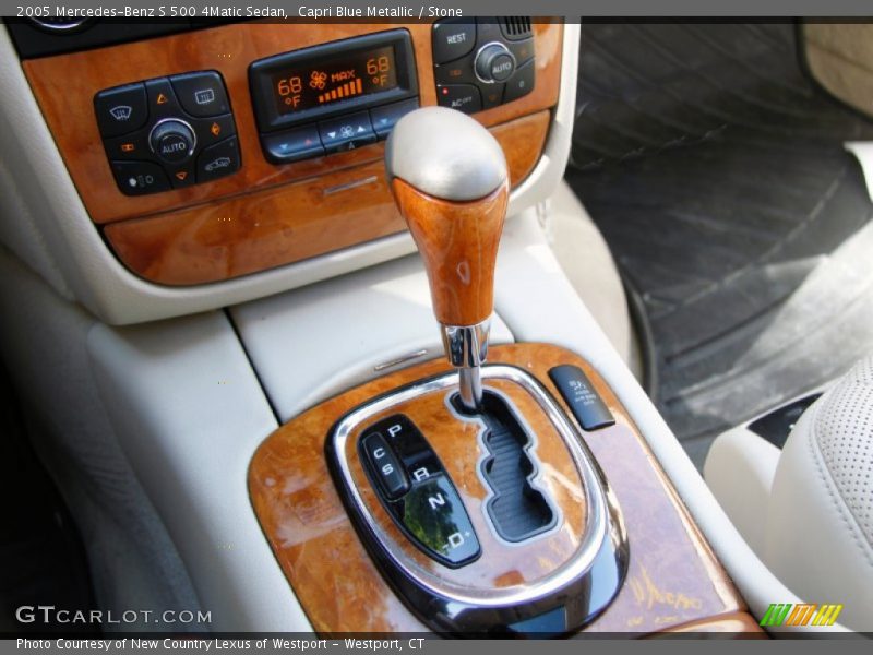  2005 S 500 4Matic Sedan 5 Speed Automatic Shifter