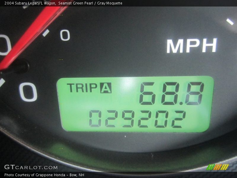 Seamist Green Pearl / Gray Moquette 2004 Subaru Legacy L Wagon