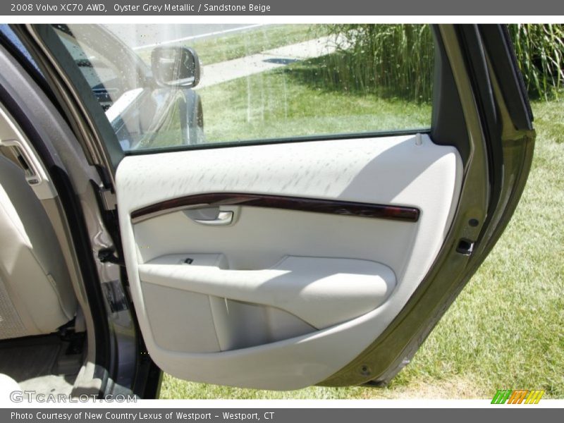 Oyster Grey Metallic / Sandstone Beige 2008 Volvo XC70 AWD