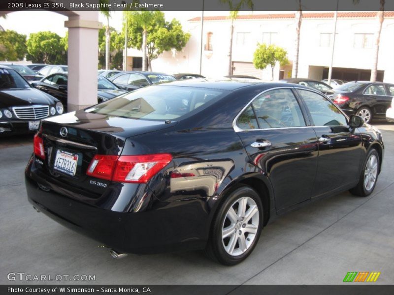 Black Sapphire Pearl / Cashmere 2008 Lexus ES 350