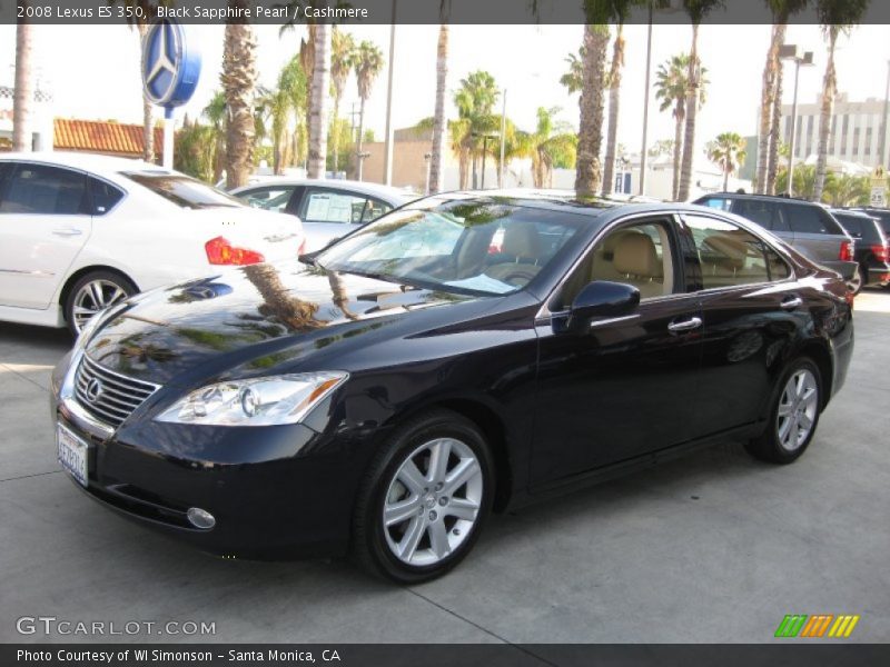 Black Sapphire Pearl / Cashmere 2008 Lexus ES 350