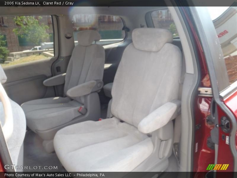 Claret Red / Gray 2006 Kia Sedona LX