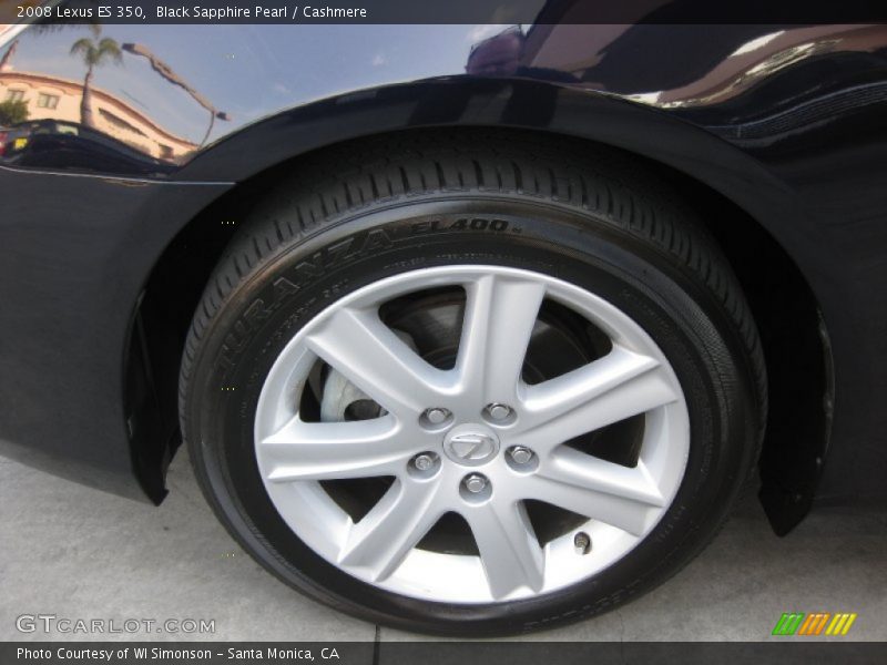Black Sapphire Pearl / Cashmere 2008 Lexus ES 350