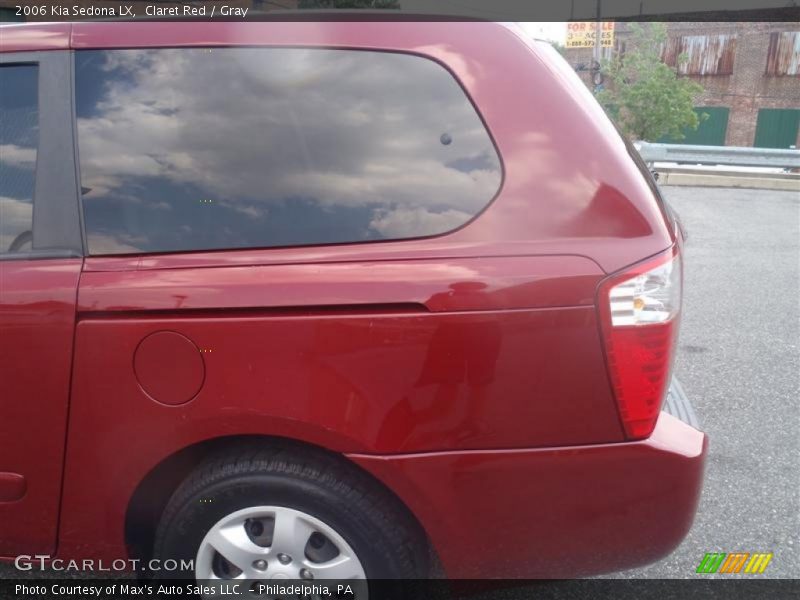 Claret Red / Gray 2006 Kia Sedona LX