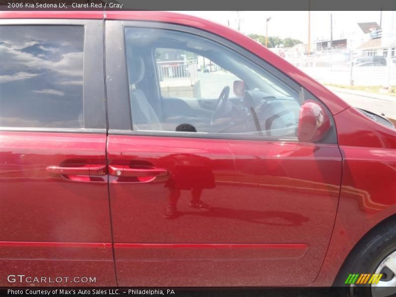 Claret Red / Gray 2006 Kia Sedona LX